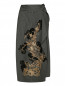 Юбка-карандаш из хлопка и шерсти с вышивкой из стекляруса Antonio Marras  –  Общий вид