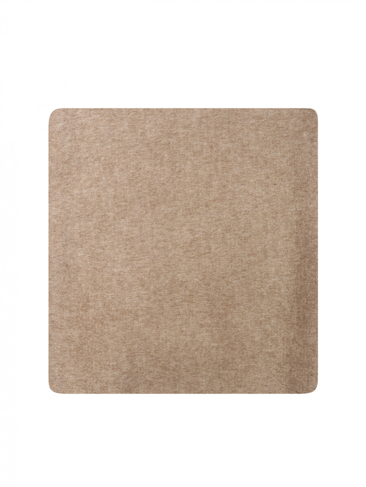 Однотонный шарф из шелка и кашемира Piacenza Cashmere 1733  –  Общий вид  – Цвет:  Бежевый
