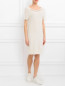 Платье из смешаной шерсти декорированное стразами Blugirl Blumarine  –  Модель Общий вид