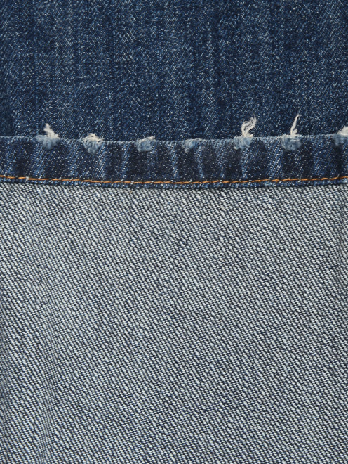 Прямые джинсы с подворотами - Деталь2