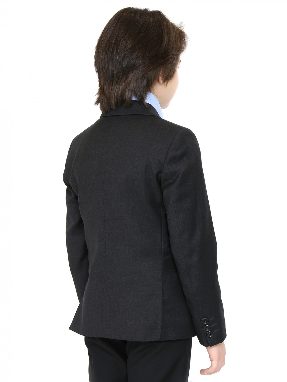 Пиджак классический из шерсти Dal Lago  –  Модель Верх-Низ1  – Цвет:  Серый