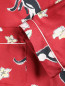 Блуза из шелка с узором и карманами Weekend Max Mara  –  Деталь