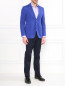 Пиджак однобортный из хлопка Etro  –  Модель Общий вид