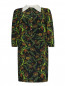Платье-мини из шелка с узором Essentiel Antwerp  –  Общий вид