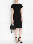 Платье-футляр из смешанной шерсти с короткими рукавами Moschino Boutique  –  Модель Общий вид