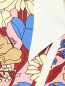 Платье-макси с цветочным узором и контрастной отделкой Vivetta  –  Деталь