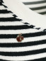 Платье из смешанного хлопка свободного кроя с узором "полоска" BOSCO  –  Деталь