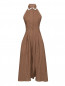 Платье из льна с контрастной отделкой Max Mara  –  Общий вид