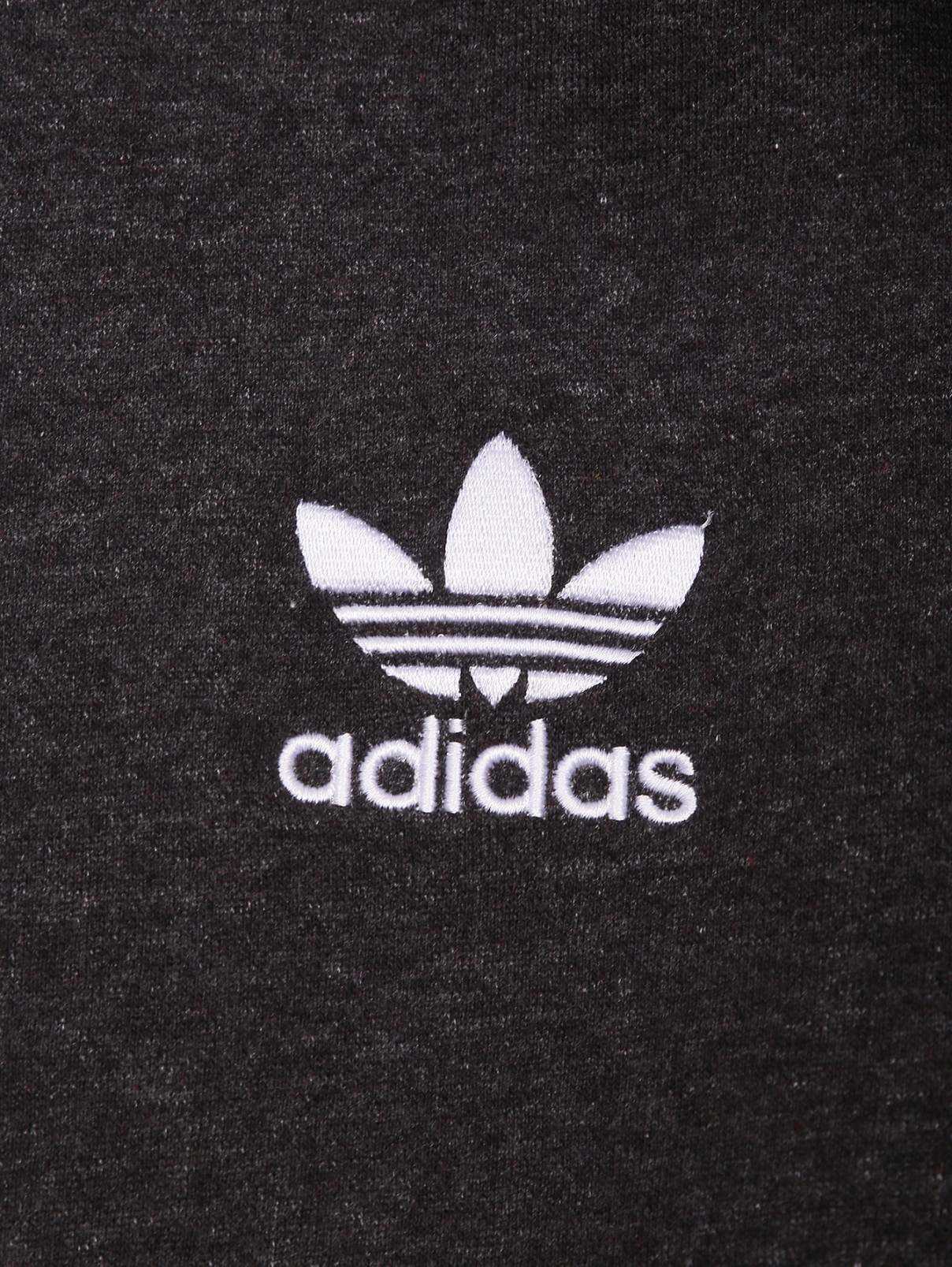 Свитшот из смешанного хлопка с логотипом Adidas Originals  –  Деталь1