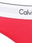 Трусы из хлопка с контрастной резинкой Calvin Klein  –  Деталь1