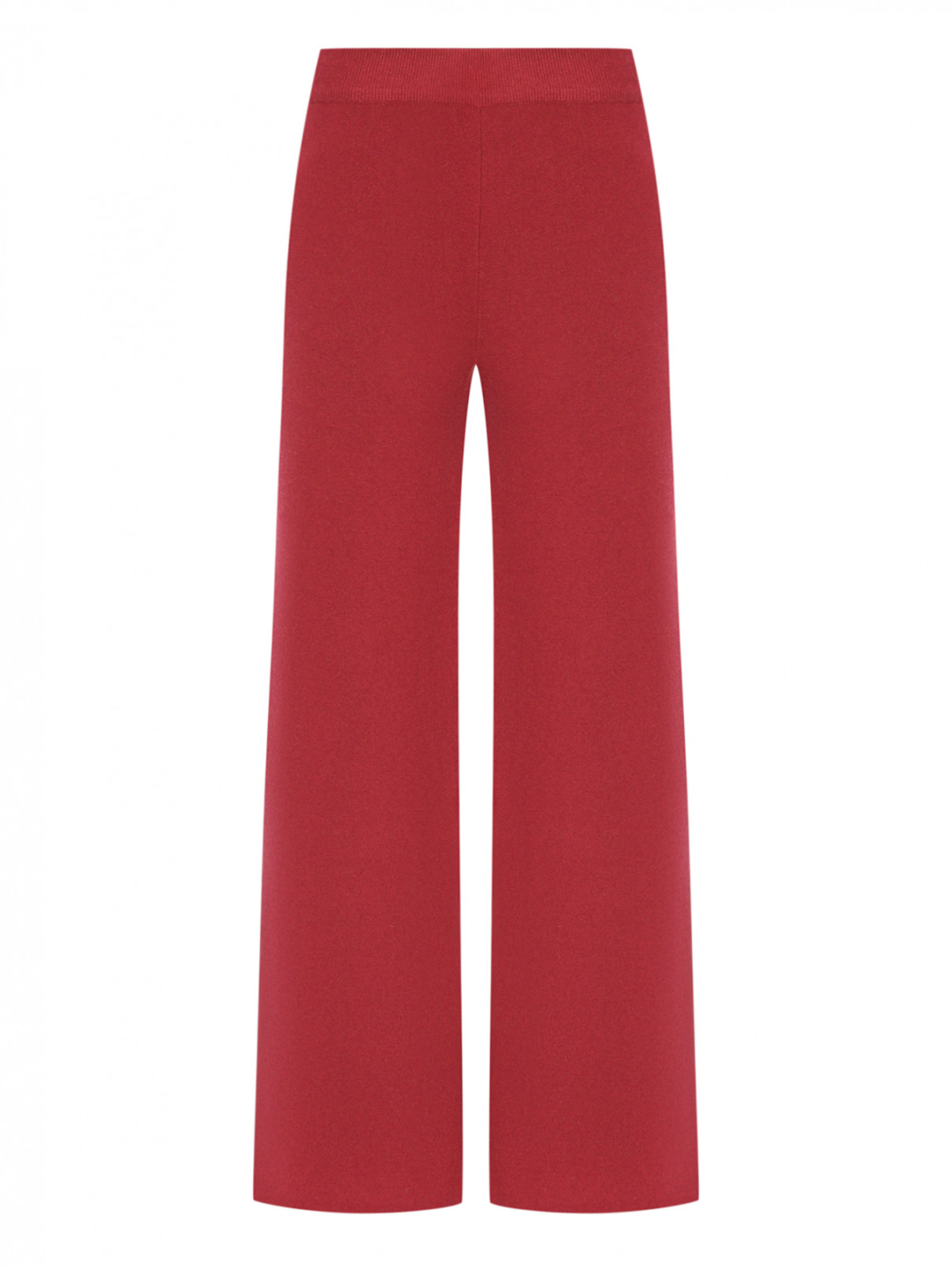 Широкие брюки из трикотажа Shade  –  Общий вид  – Цвет:  Красный