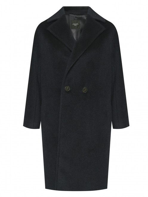 Двубортное базовое пальто - Общий вид