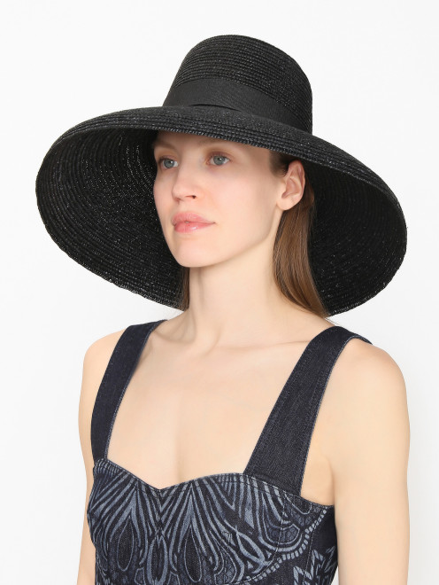 Плетеная шляпа с лентой Max Mara - МодельОбщийВид