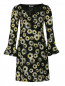 Платье-мини с цветочным узором Moschino Cheap&Chic  –  Общий вид