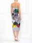 Платье-миди из шелка с цветочным принтом Iceberg  –  Модель Верх-Низ1