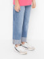 Широкие джинсы с подворотами Guess  –  МодельВерхНиз