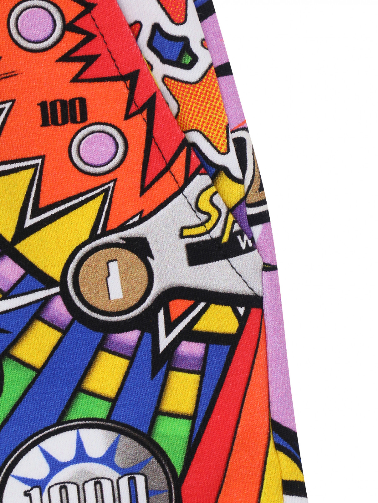 Трикотажные шорты с узором Moschino  –  Деталь  – Цвет:  Узор