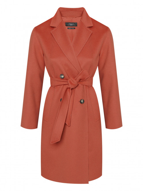 Пальто двубортное из шерсти Weekend Max Mara - Общий вид