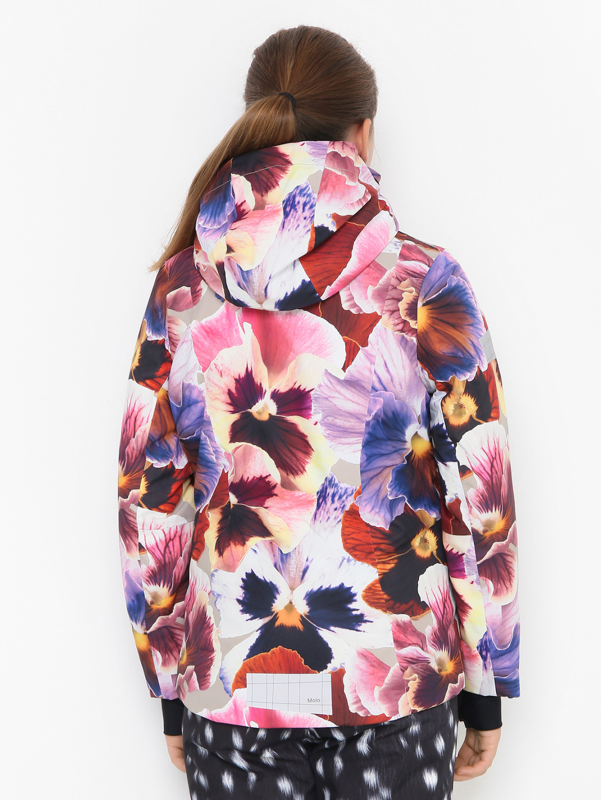Горнолыжная куртка с узором Molo  –  МодельВерхНиз1  – Цвет:  Узор