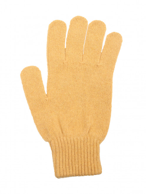 Трикотажные перчатки из кашемира - Обтравка1