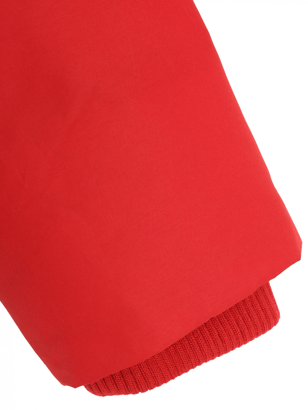 Пуховик на молнии с капюшоном Tommy Jeans  –  Деталь1  – Цвет:  Красный