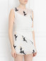 Платье с прозрачными вставками и цветочной вышивкой Sportmax  –  Модель Верх-Низ