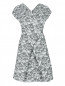 Платье-мини из фактурной ткани с узором Kenzo  –  Общий вид