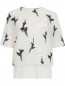 Блуза из нейлона с цветочным узором Sportmax  –  Общий вид