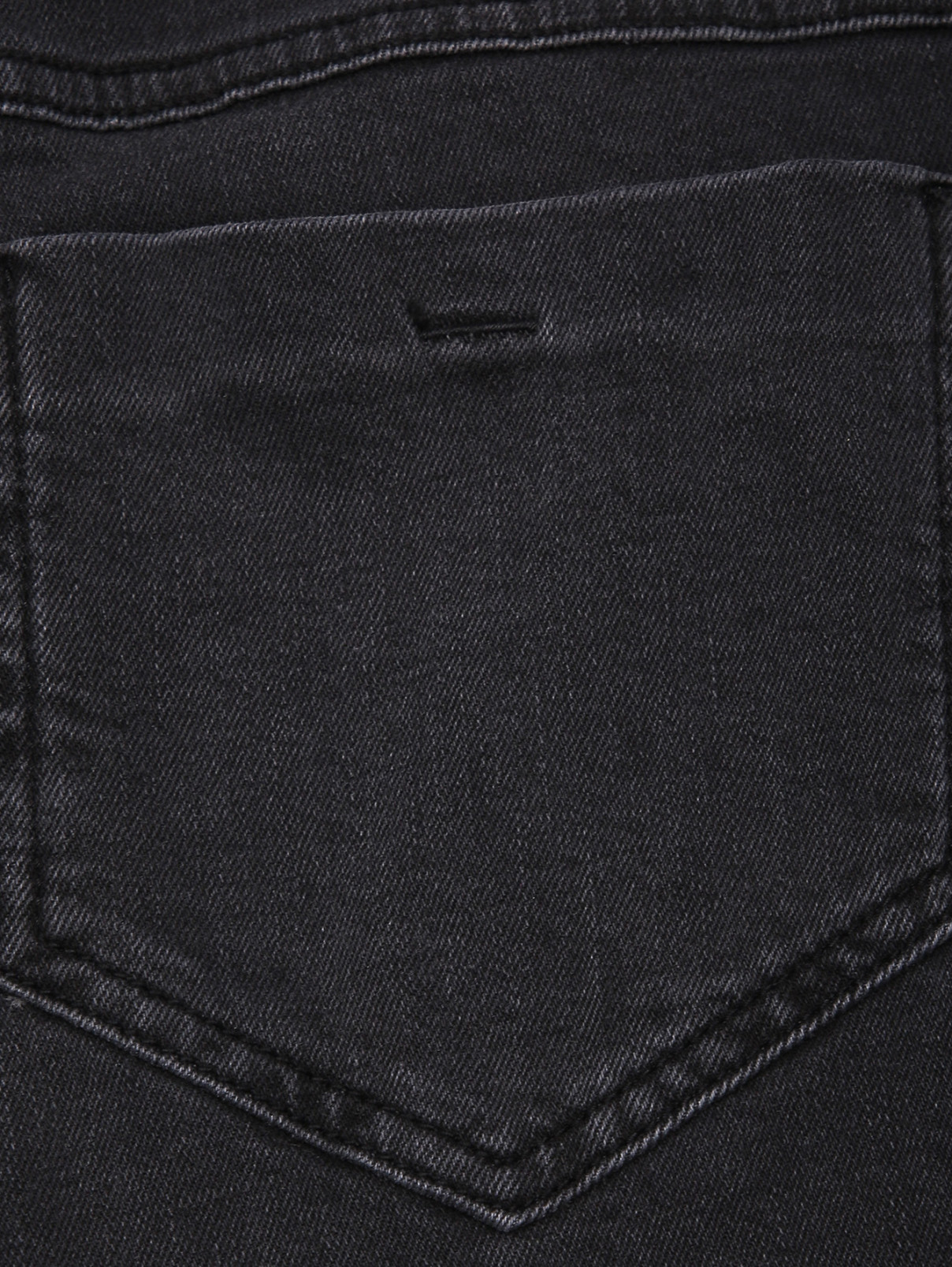 Укороченные джинсы из темного денима Persona by Marina Rinaldi  –  Деталь1  – Цвет:  Серый