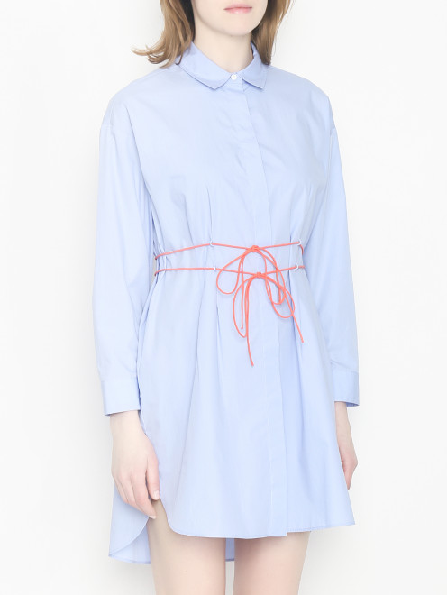 Платье-мини с контрастным поясом Max&Co - МодельВерхНиз