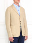 Пиджак из льна  прямого кроя Barena  –  Модель Верх-Низ