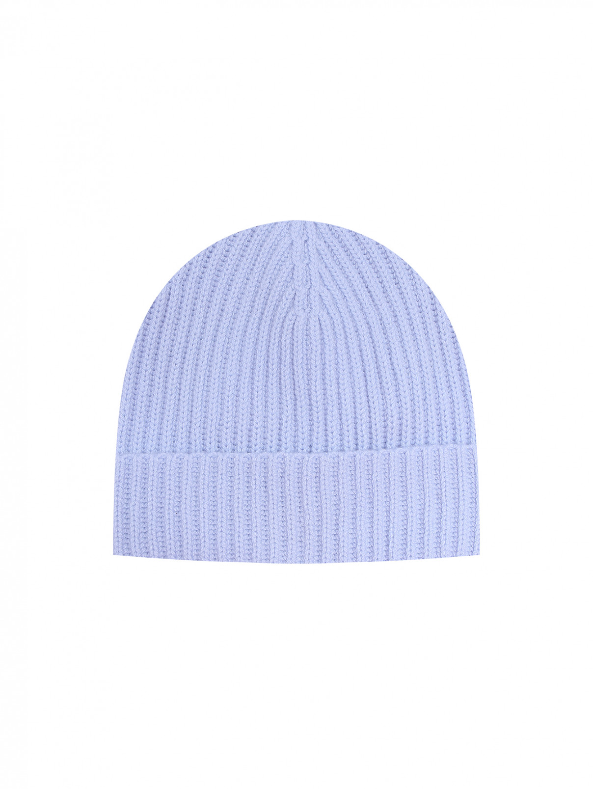 Однотонная шапка из шерсти и кашемира Dorothee Schumacher  –  Общий вид  – Цвет:  Синий