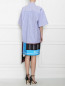 Платье хлопковое в полоску Balenciaga  –  МодельВерхНиз1