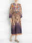 Платье из шелка с узором Etro  –  Модель Общий вид