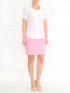 Шелковая блуза с коротким рукавом Moschino Couture  –  Модель Общий вид