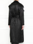 Пальто свободного кроя с поясом Moschino Boutique  –  МодельВерхНиз1