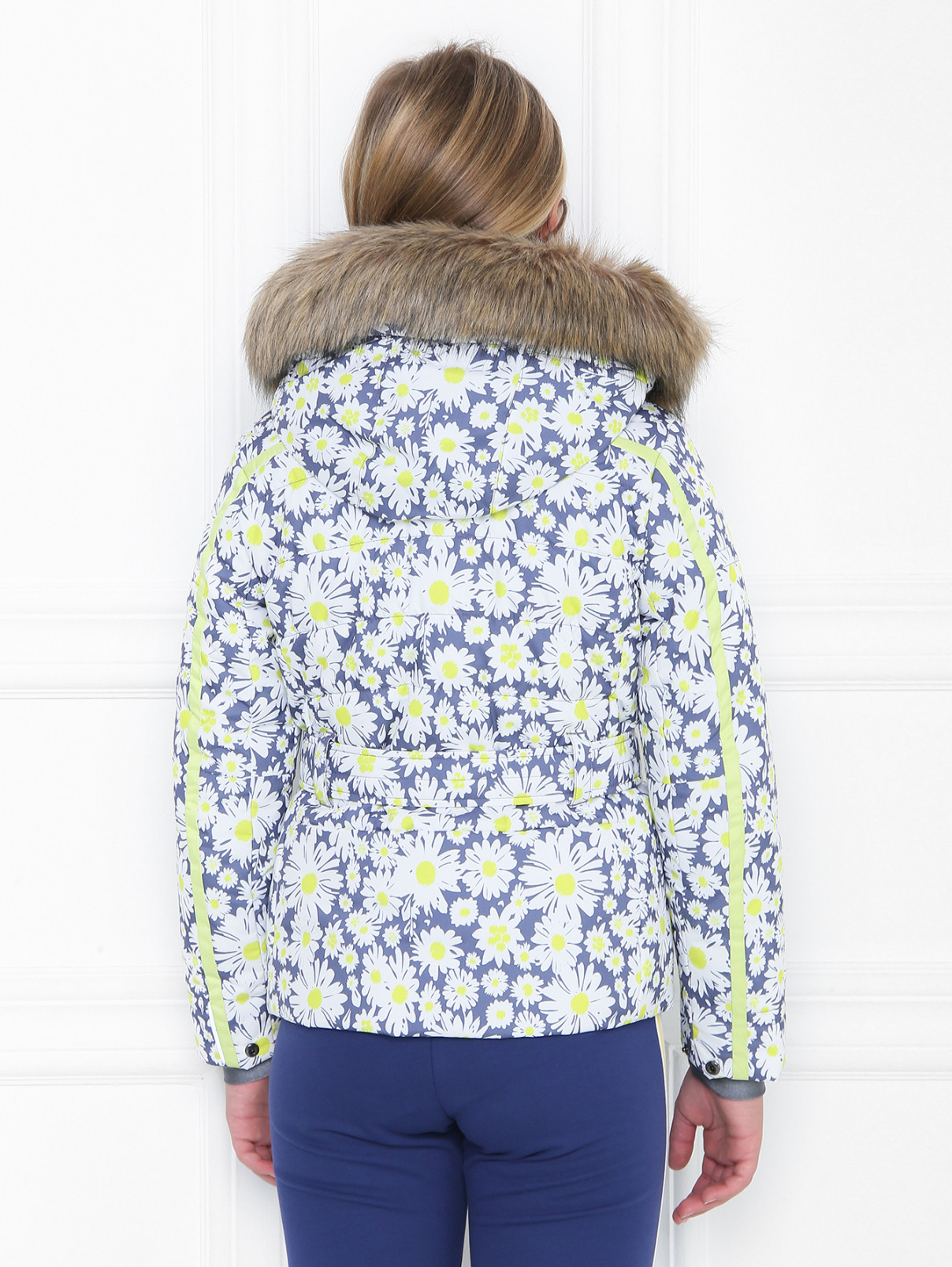 Куртка с цветочным узором Poivre Blanc  –  МодельВерхНиз1  – Цвет:  Узор