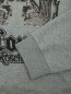 Свитшот из хлопка, с вышивкой пайетками Love Moschino  –  Деталь1