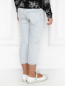Укороченные джинсы с вышивкой Simonetta  –  Модель Верх-Низ1
