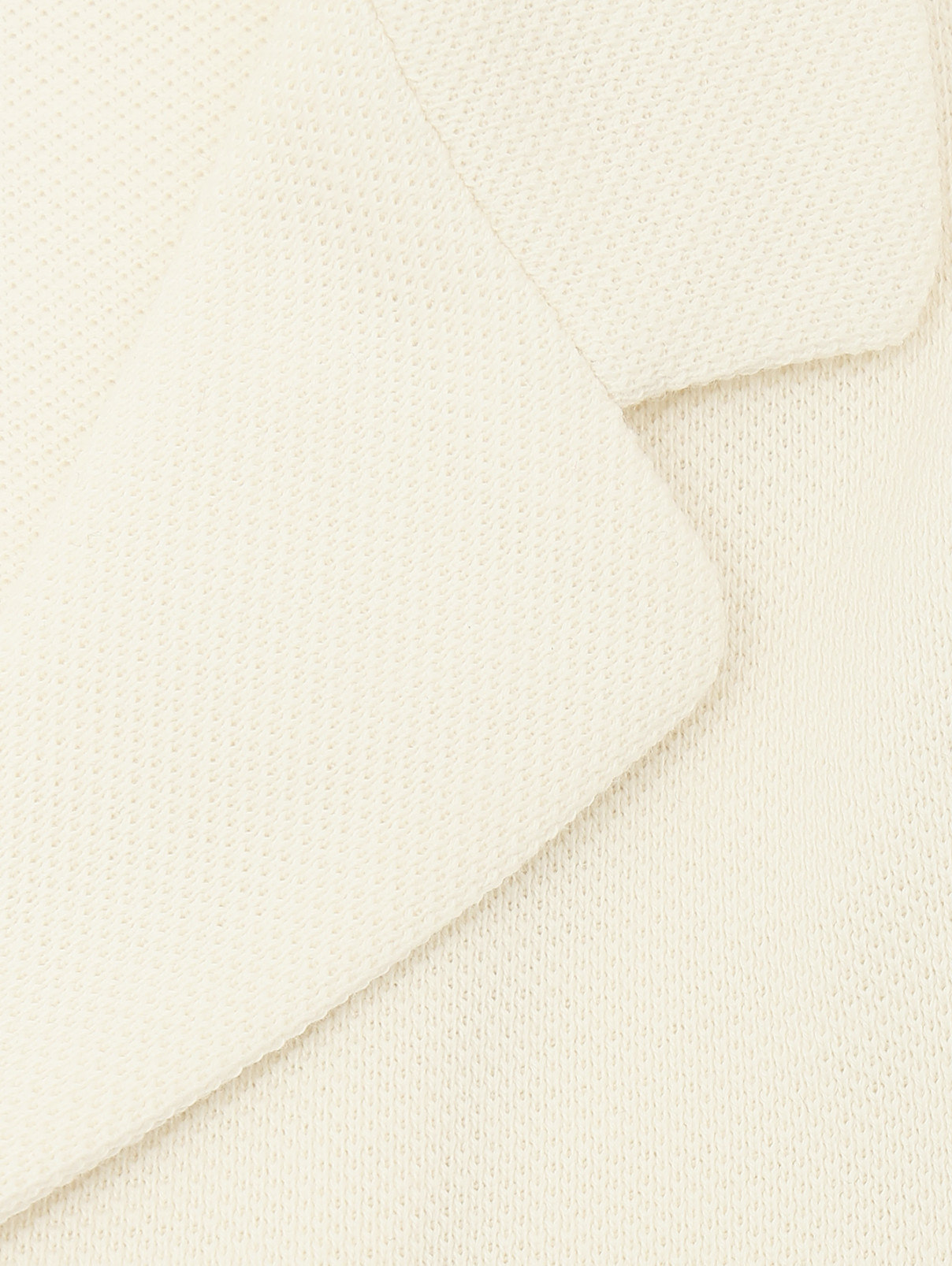 Однобортный пиджак из хлопка Il Gufo  –  Деталь  – Цвет:  Белый