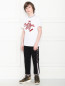 Трикотажные брюки с контрастной отделкой Dolce & Gabbana  –  МодельОбщийВид