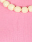 Джемпер из шерсти и хлопка с декоративным ожерельем Moschino  –  Деталь
