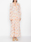 Платье-макси с цветочным узором Zadig&Voltaire  –  МодельВерхНиз