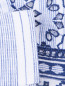 Платье-мини из льна декорированное вышивкой Ermanno Scervino  –  Деталь1