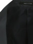 Однобортный пиджак из шерсти и хлопка Emporio Armani  –  Деталь2