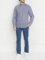 Рубашка из хлопка и льна с узором Tommy Hilfiger  –  МодельОбщийВид