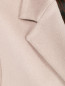 Пальто из шерсти прямого кроя с карманами Alberto Biani  –  Деталь1