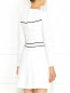 Приталенное платье с длинным рукавом Moschino Boutique  –  Модель Верх-Низ1