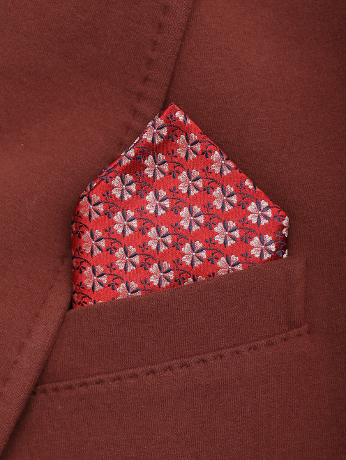 Карманный платок из шелка с узором Pal Zileri - МодельОбщийВид