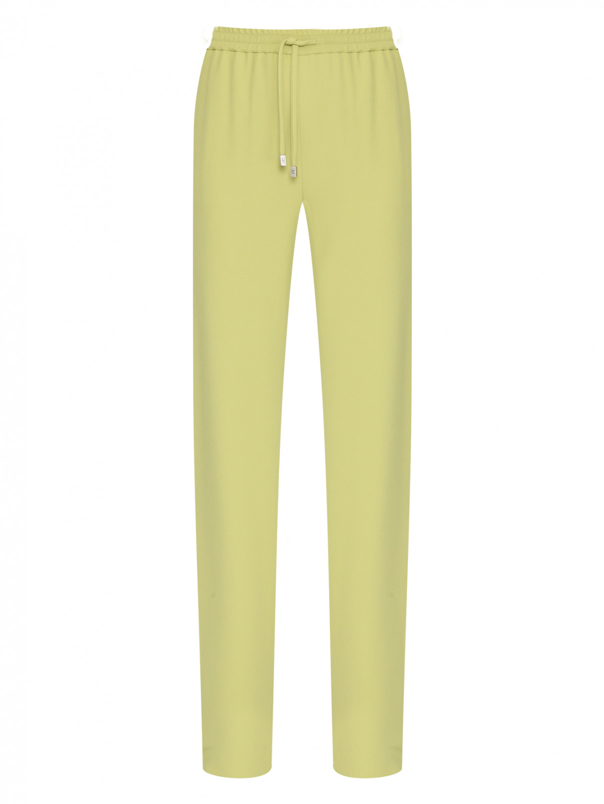 Широкие брюки на резинке Ermanno Scervino  –  Общий вид  – Цвет:  Зеленый